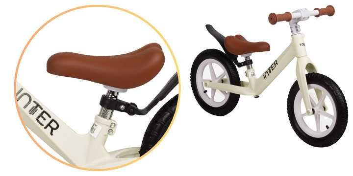 Toyz by Caretero Inter Rowerek Biegowy Cream Beżowy Dziecięcy *NOWE*