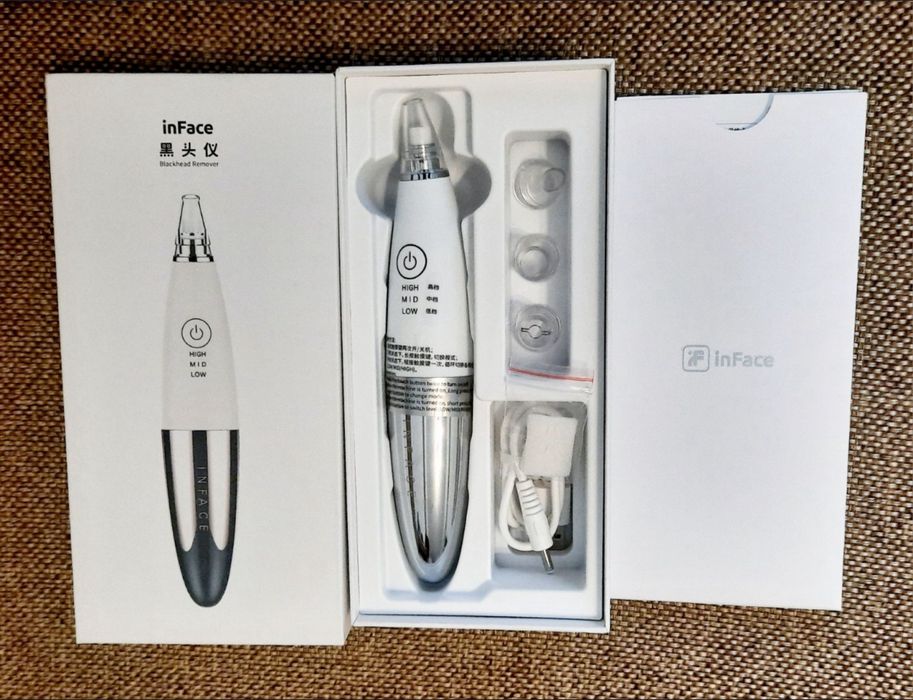 Вакуумний прилад для чищення пор обличчя InFace (MS7000) White