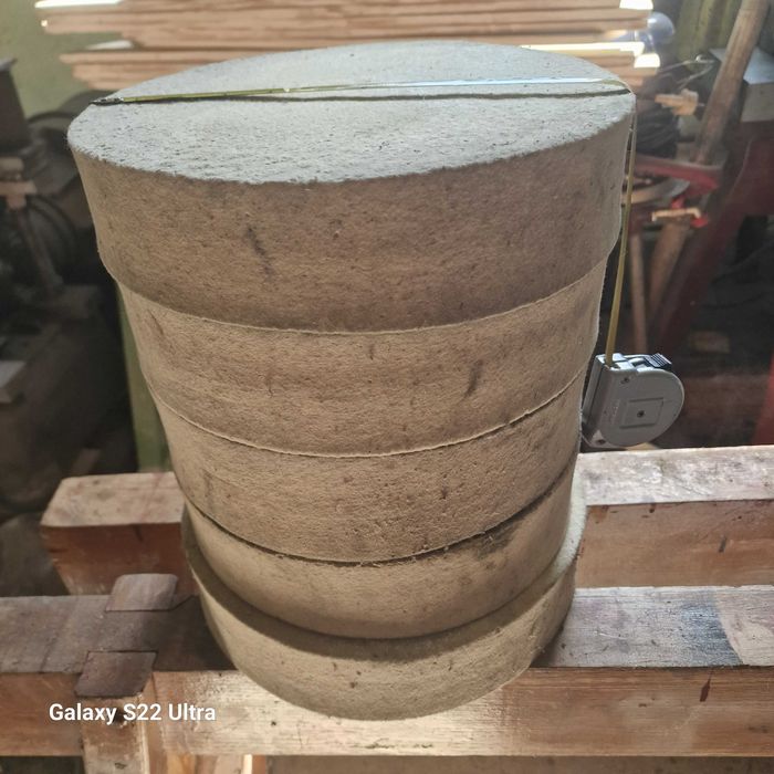 Tarcza Filcowa do polerowania, szlifowania. Średnica 150, grubość 60