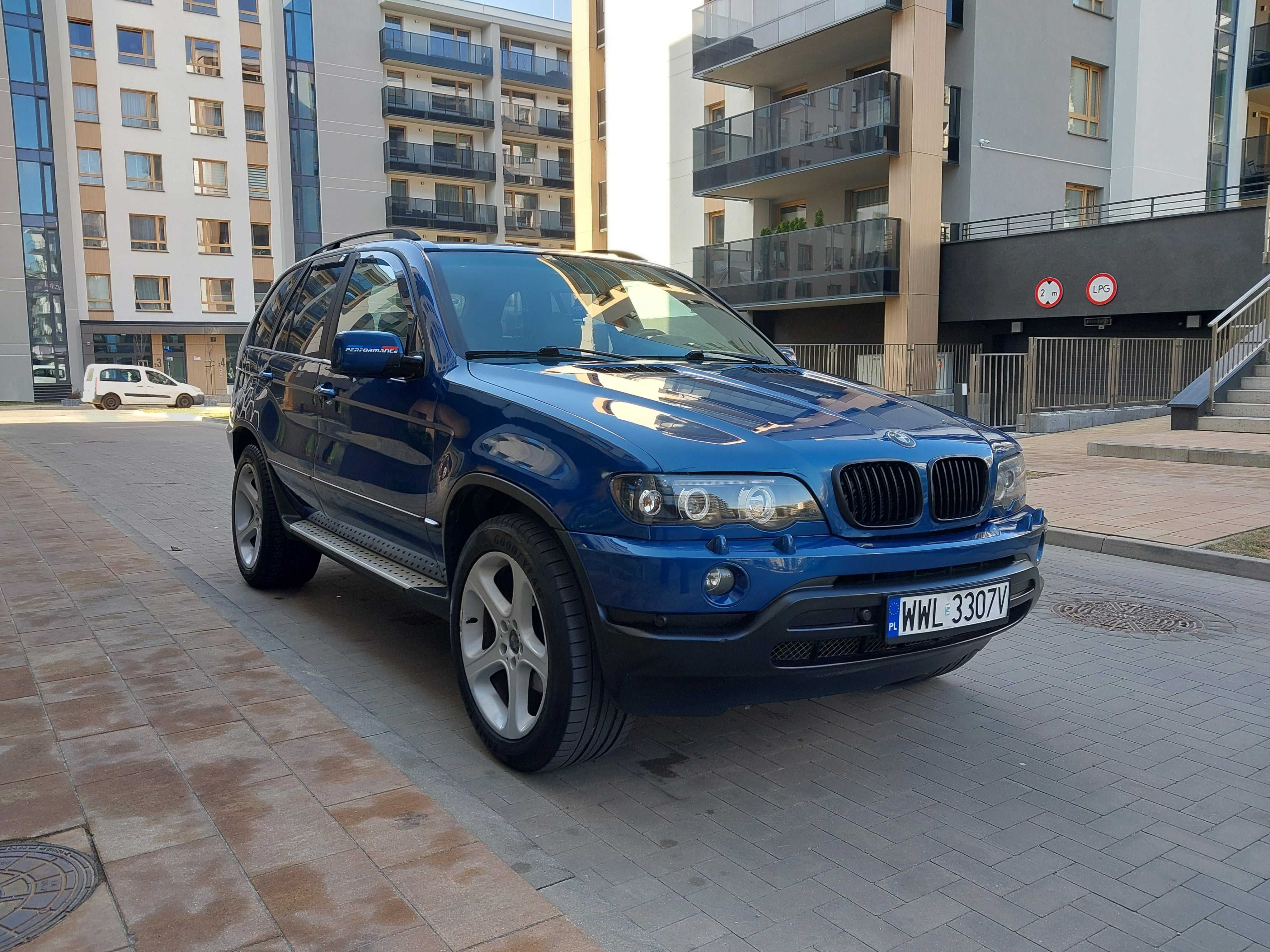 BMW X5 3.0D E53 Automat Topasblau