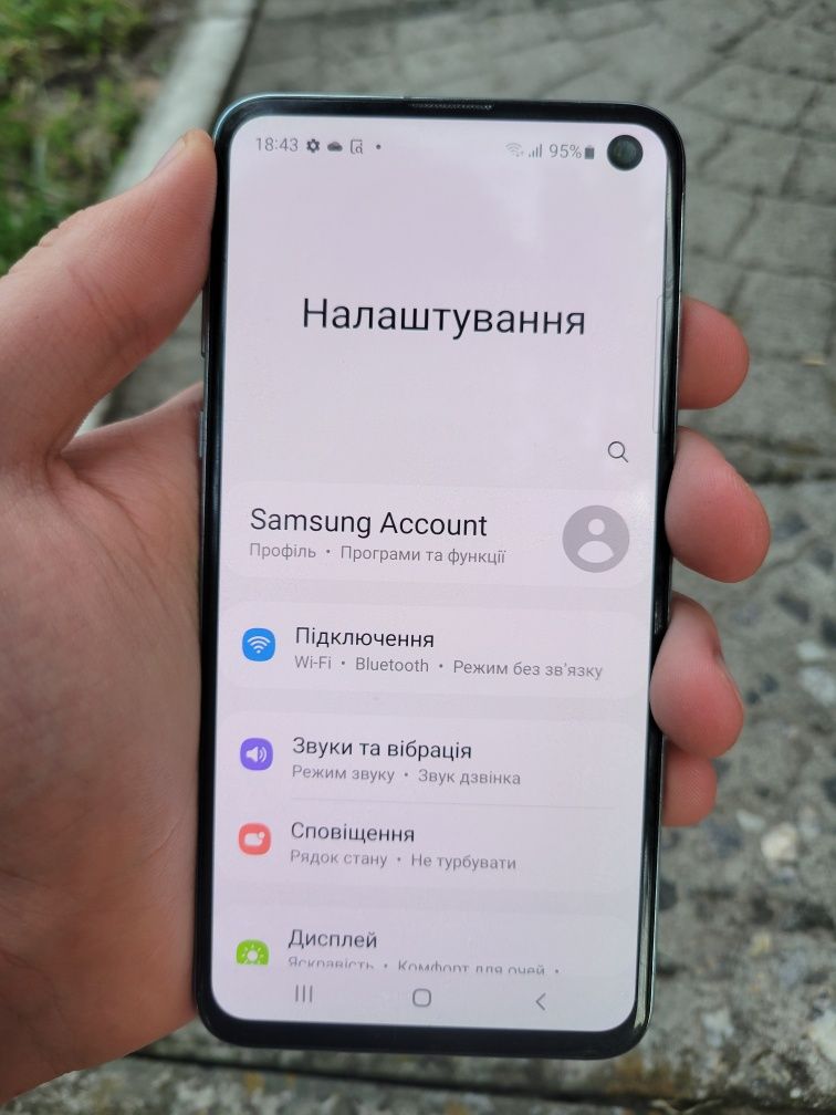 Samsung s10e 6/128 СТАН!!!