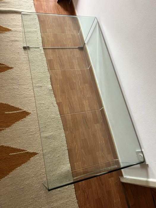 Mesa centro vidro transparente sklum