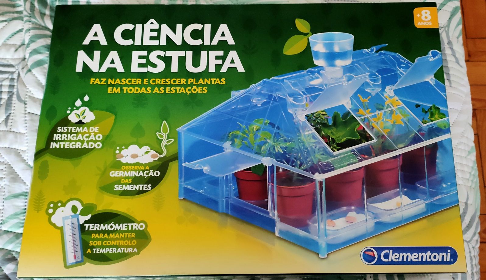 Jogo ciência na estufa