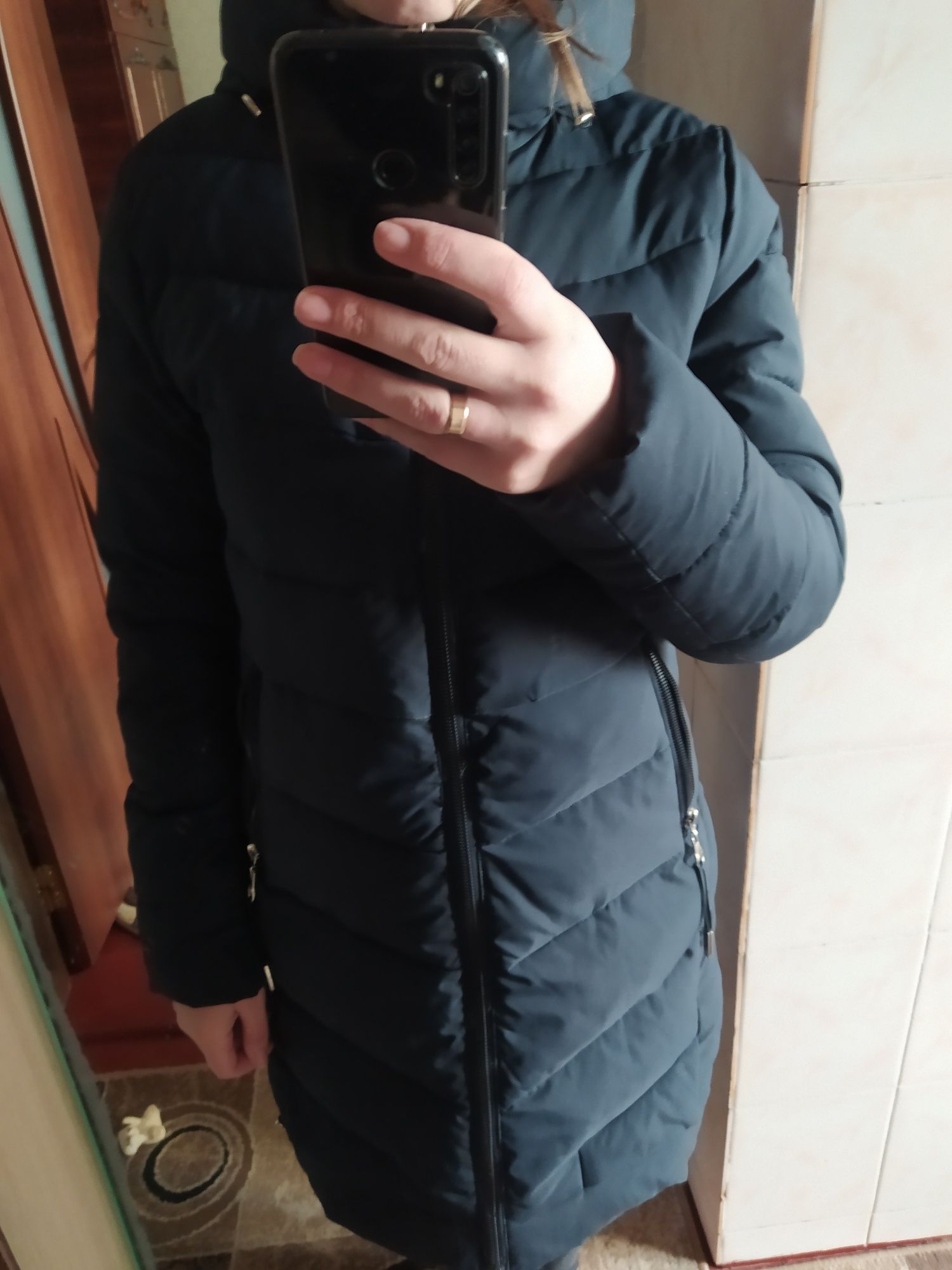 Пуховик пальто куртка зимова