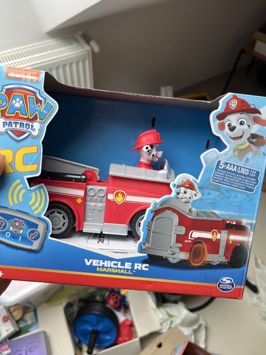 Psi Patrol, zdalnie sterowany wóz strażacki Marshall dla dzieci