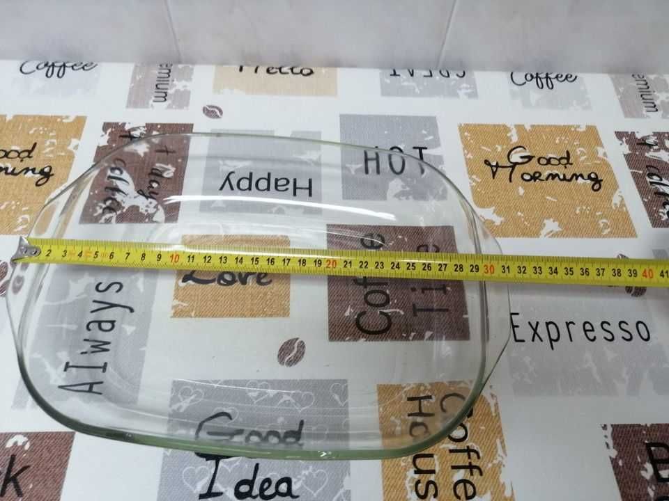 Travessa vidro transparente (pode ir ao forno)