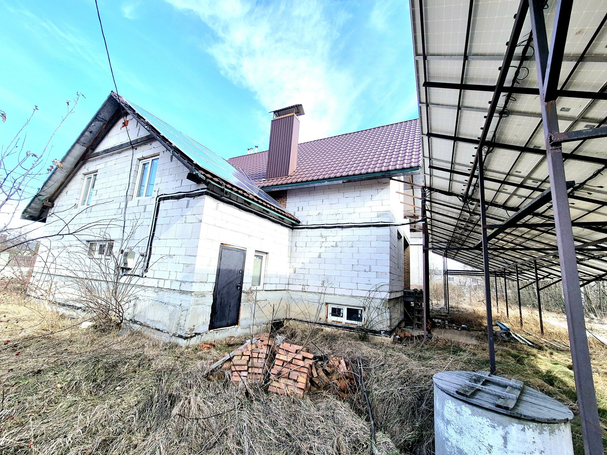 Новий будинок з гаражем та сонячною електростанцією 30 кВт с Глибочиця