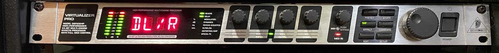 Processador efeitos Behringer DSP2024P Virtualizer Pro estereo 24-bits