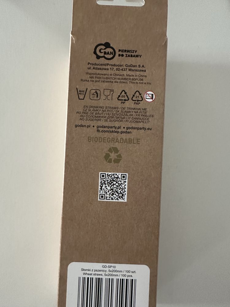 Slomki z pszenicy 100szt 20cm