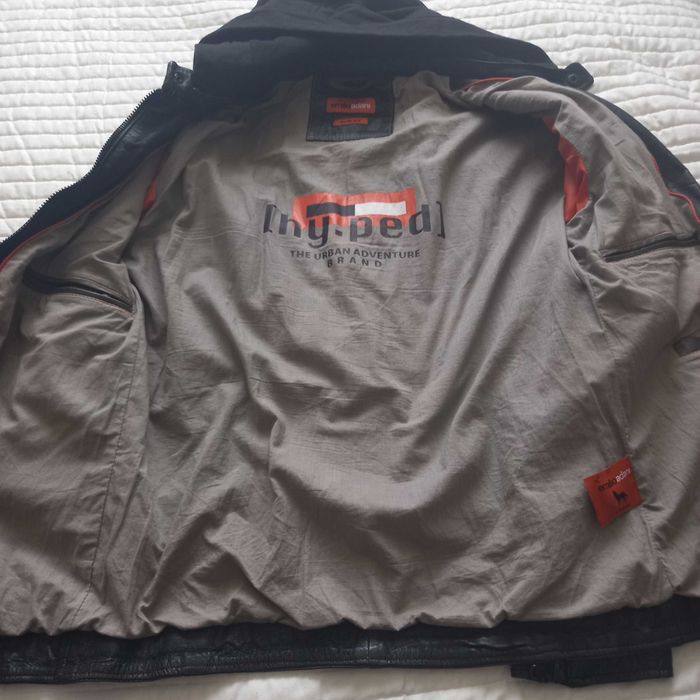 Męska kurtka skórzana EMILIO ADANI rozmiar 48.