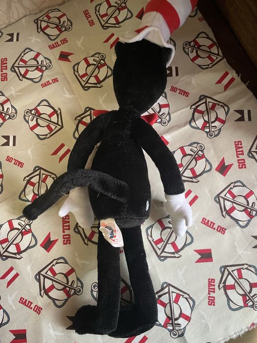 Мягкая игрушка кот в шляпе The cat in the hat винтаж Dr. Seuss