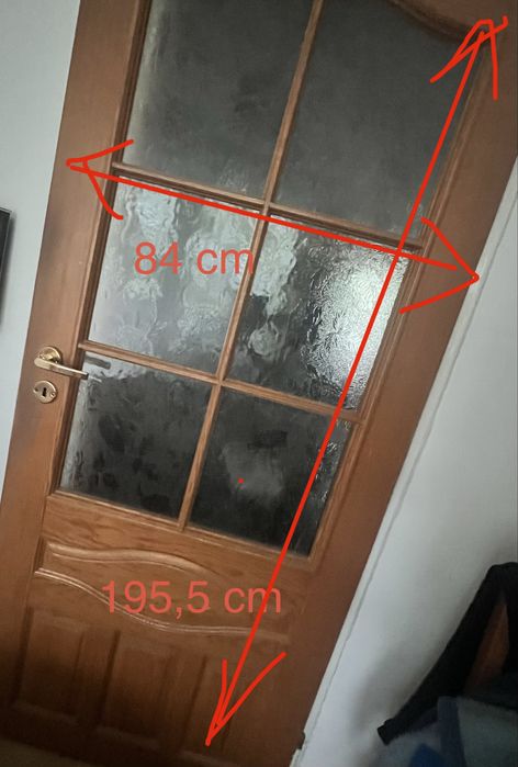 Drzwi wewnetrzne drewniane