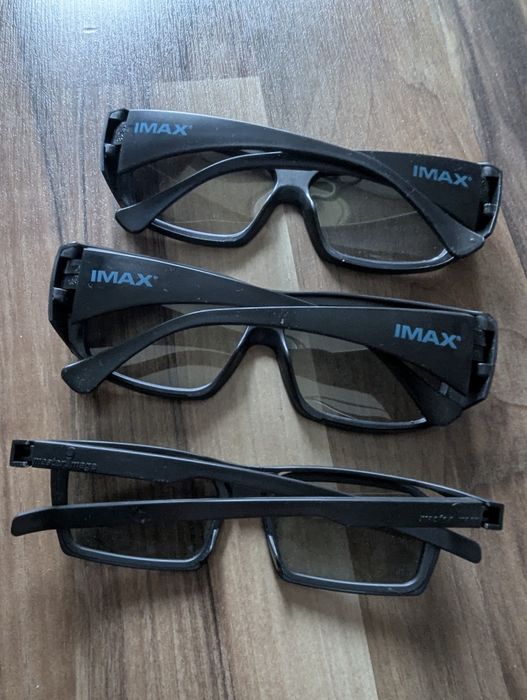 Okulary IMAX + master image 3 pary