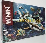 Конструктор Ninjagо 60086 Подводная лодка Подарок Воды 1211 дет.
