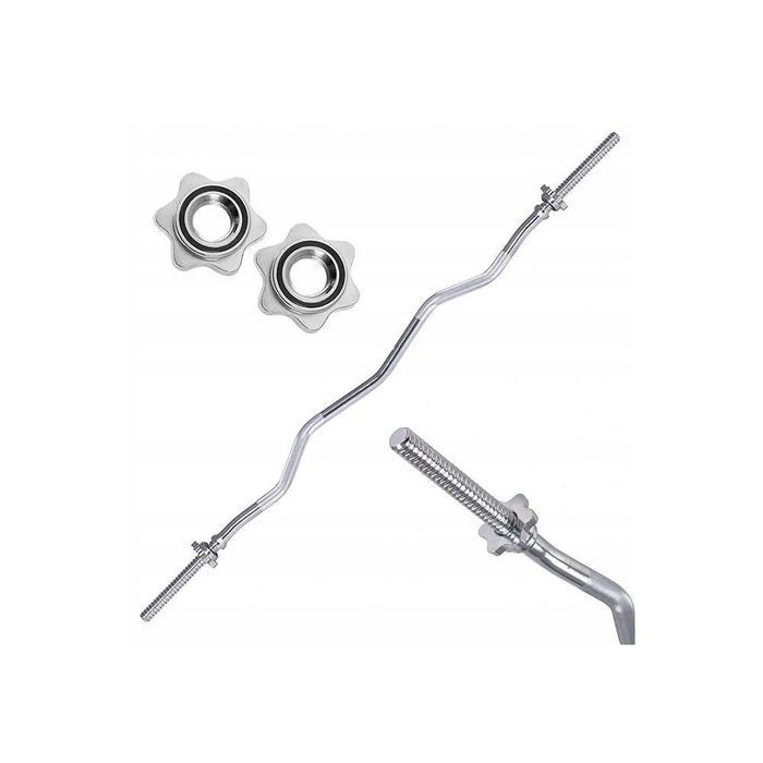 Gryf lekko łamany sztanga 120cm 28mm zacisk pełny NOWY POZ