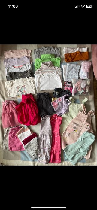 Paka ubran dla dziewczynki 92