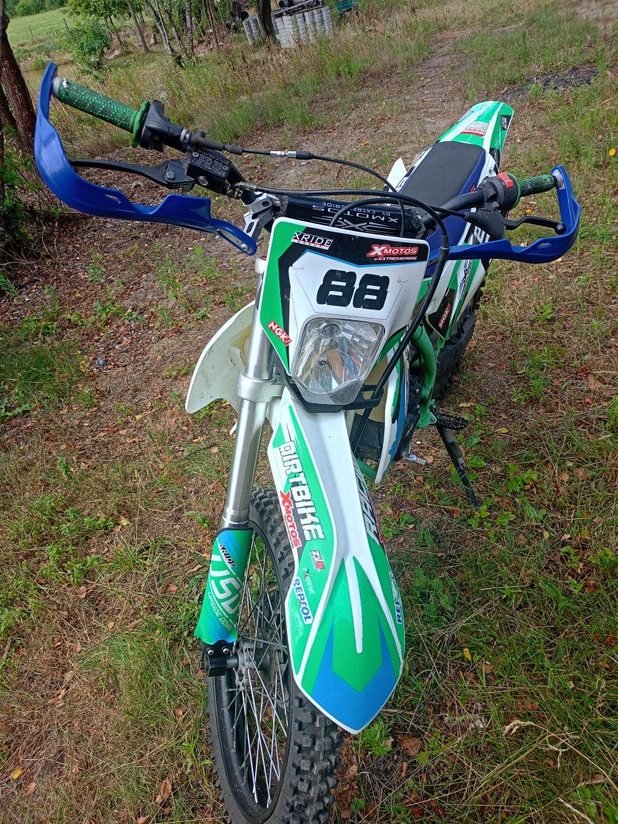 Motor Cross zielony