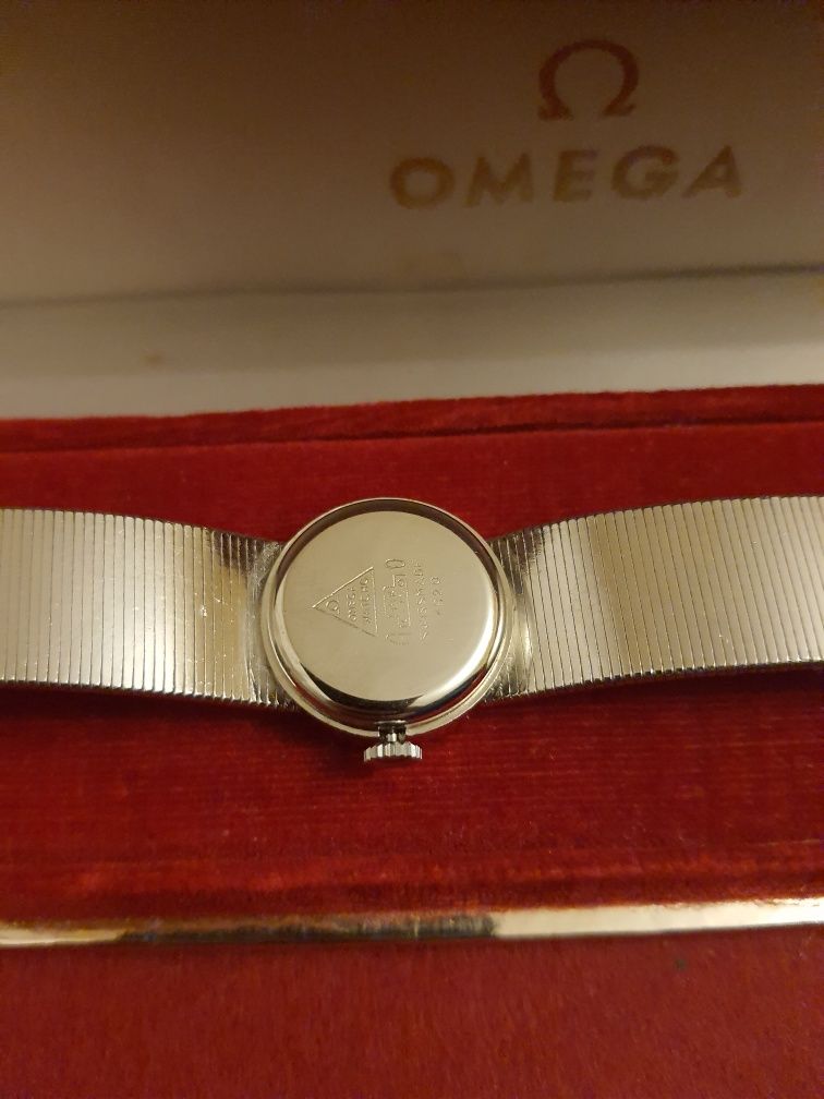 Omega 21 Prix White Gold 18k + Brylanty.
