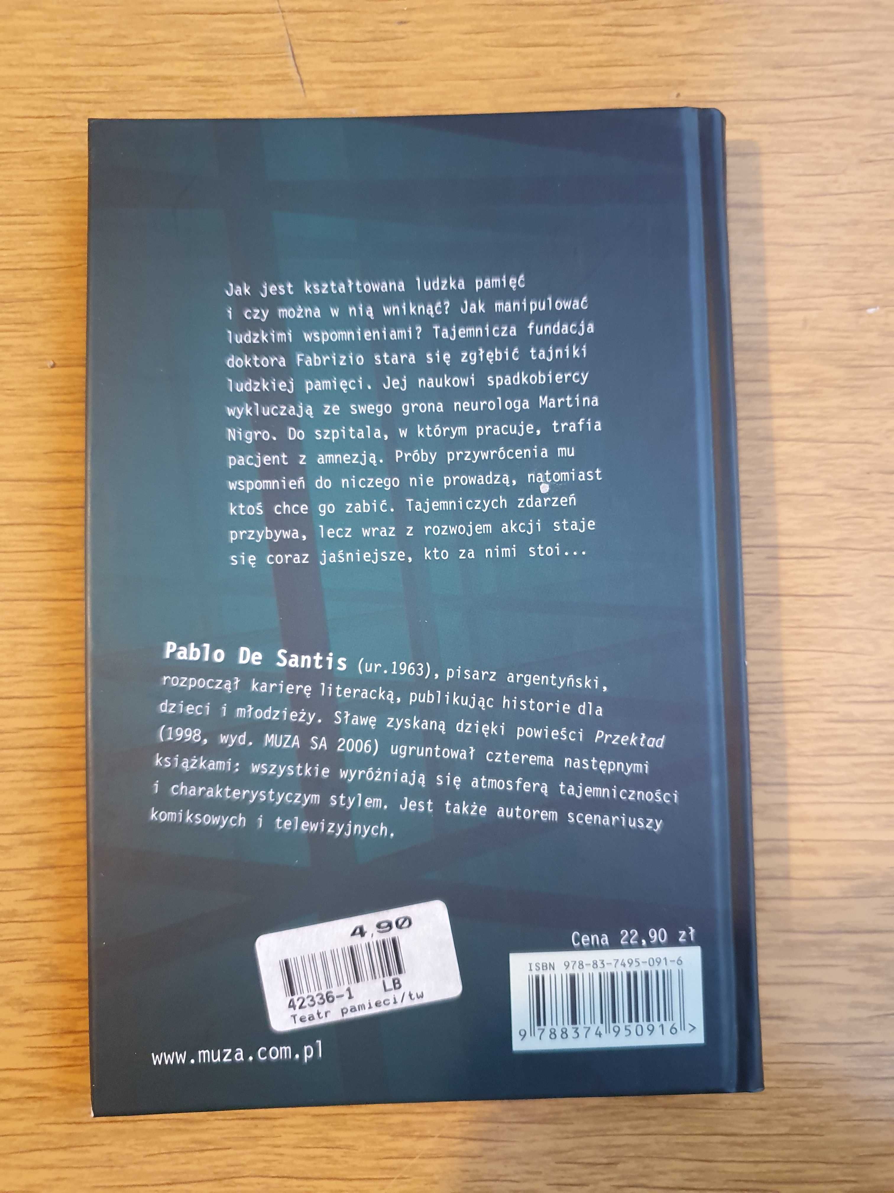 Pablo de Santis - Teatr pamięci