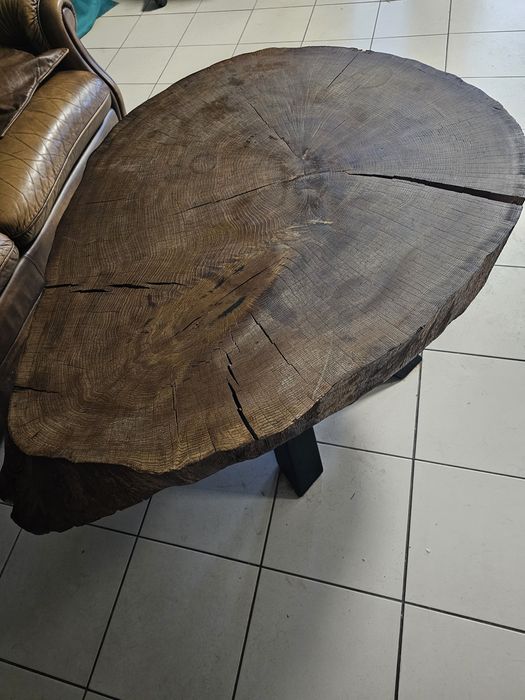 Stół kawowy dębowy naturalny