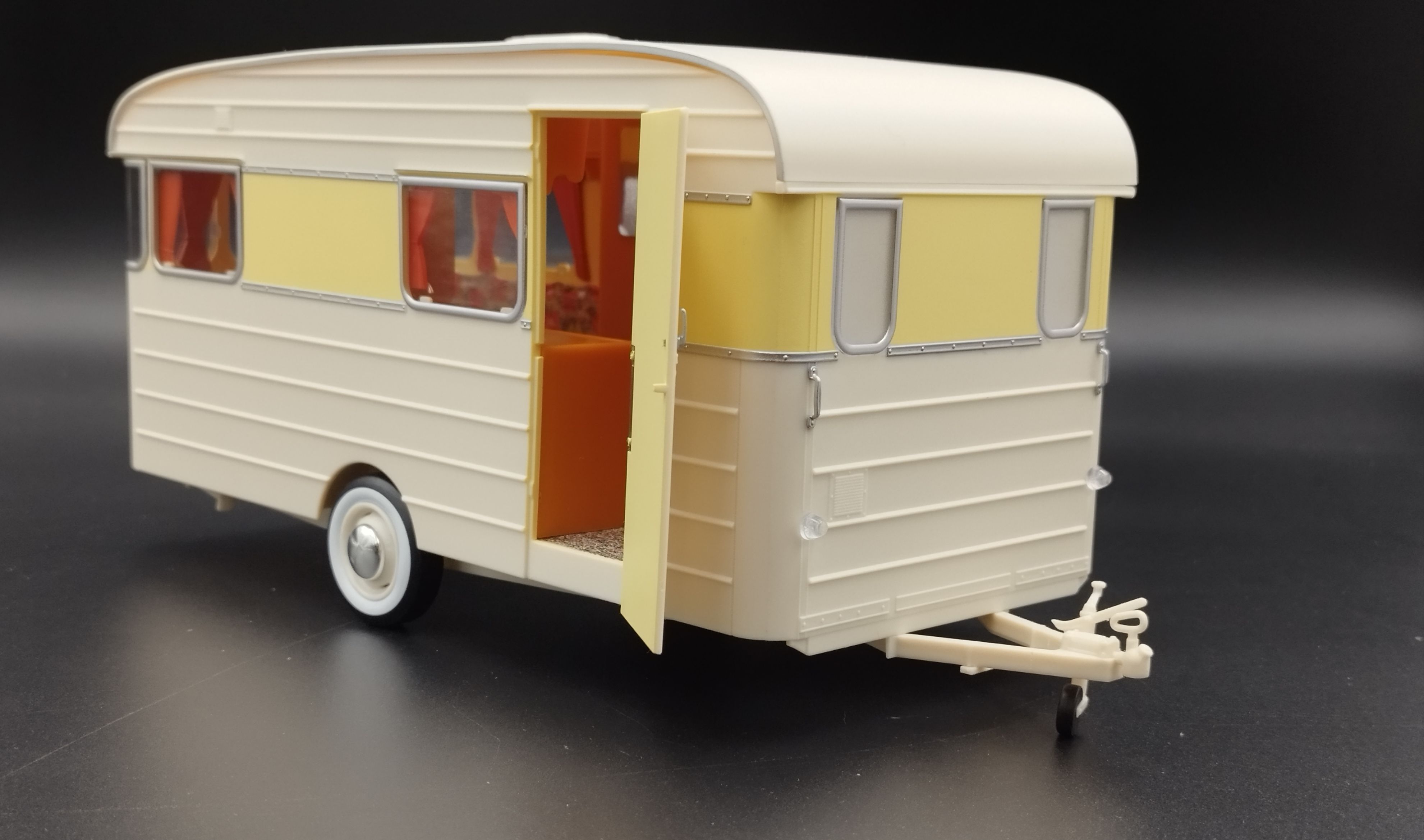 1:18 Norev 1960 Caravan Digue Panoramic 14 przyczepa kamping model