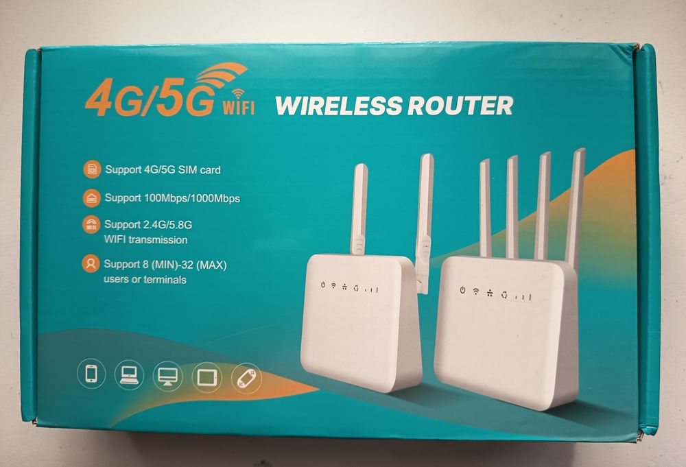 * Pouco uso como NOVO. Router para usar com cartão sim