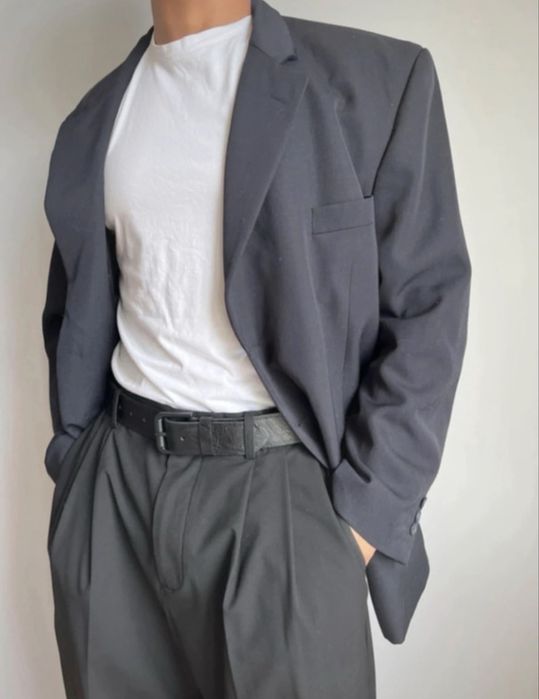 Marynarka męska granatowa L – bardzo dobry stan