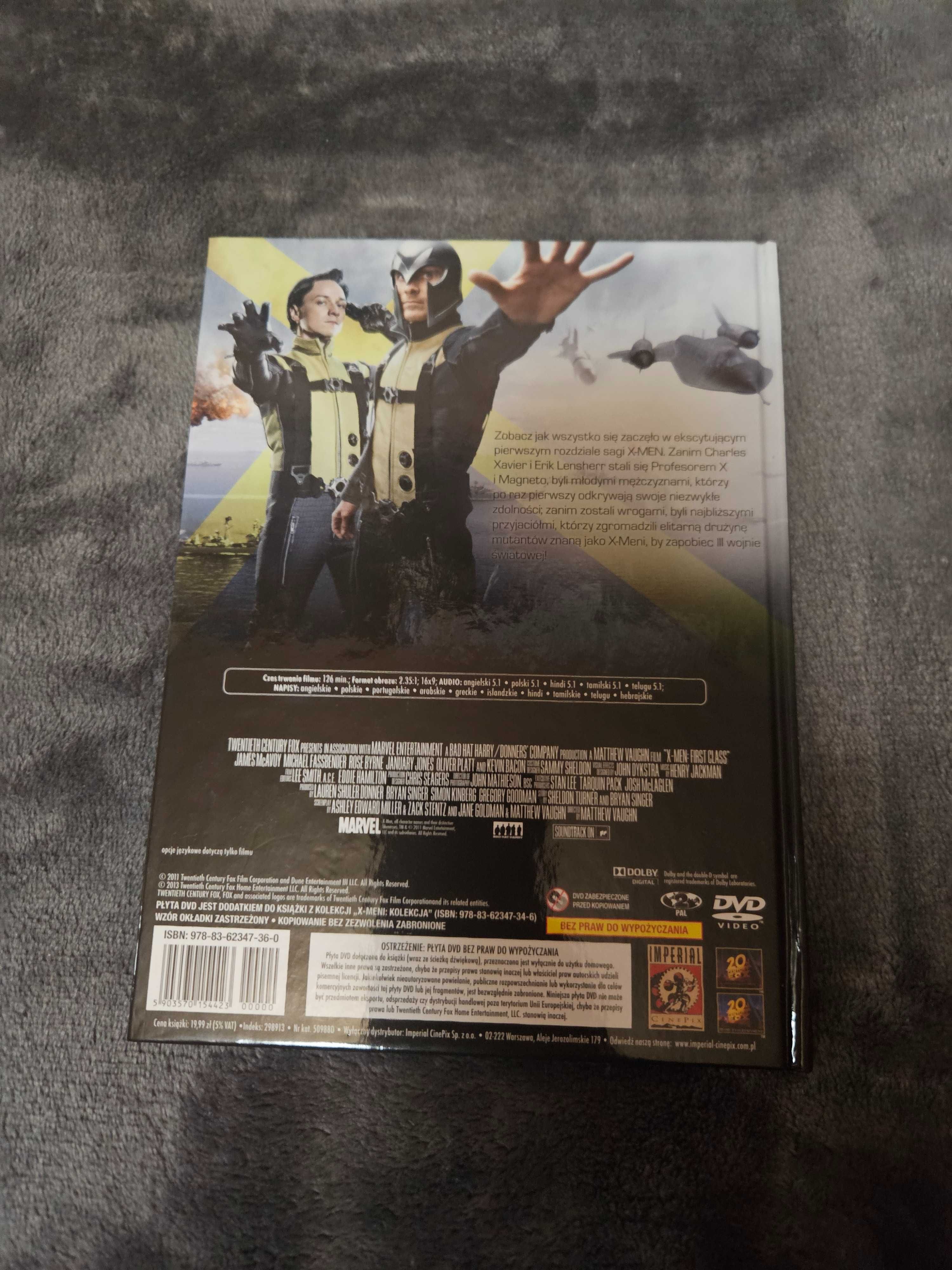 Zestaw filmów DVD z serii "X-men"