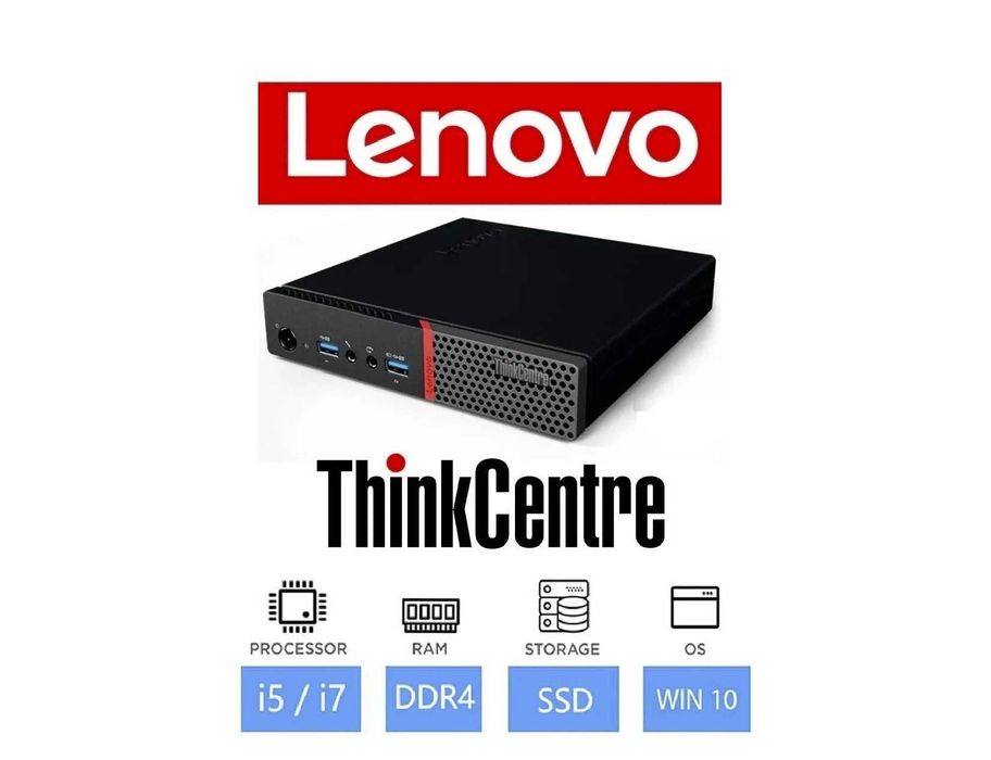 Lenovo ThinkStation M900 Tiny - i5-6500T 16GB DDR4 240GB SSD, WiFi+ BT