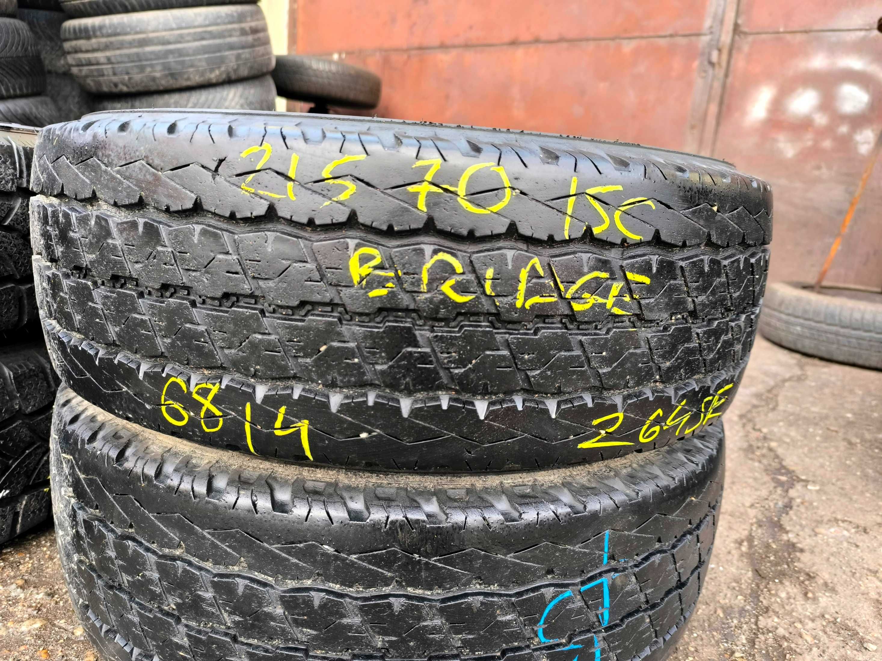 215/70R15C 6x Opony letnie lato Bridgestone Duravis R630 7-8mm 15 C