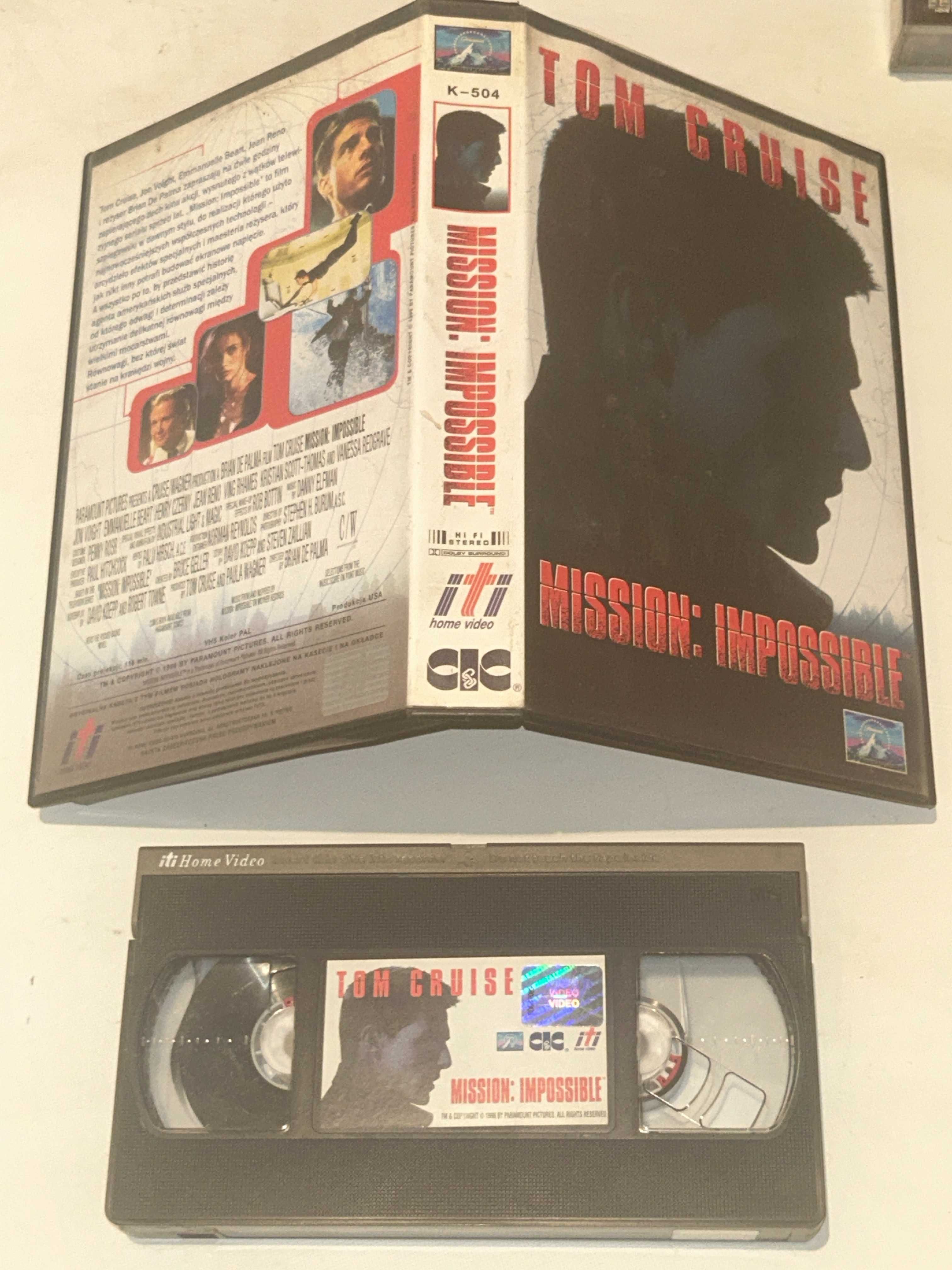 Kaseta VHS Mission Impossible - Tom Cruise