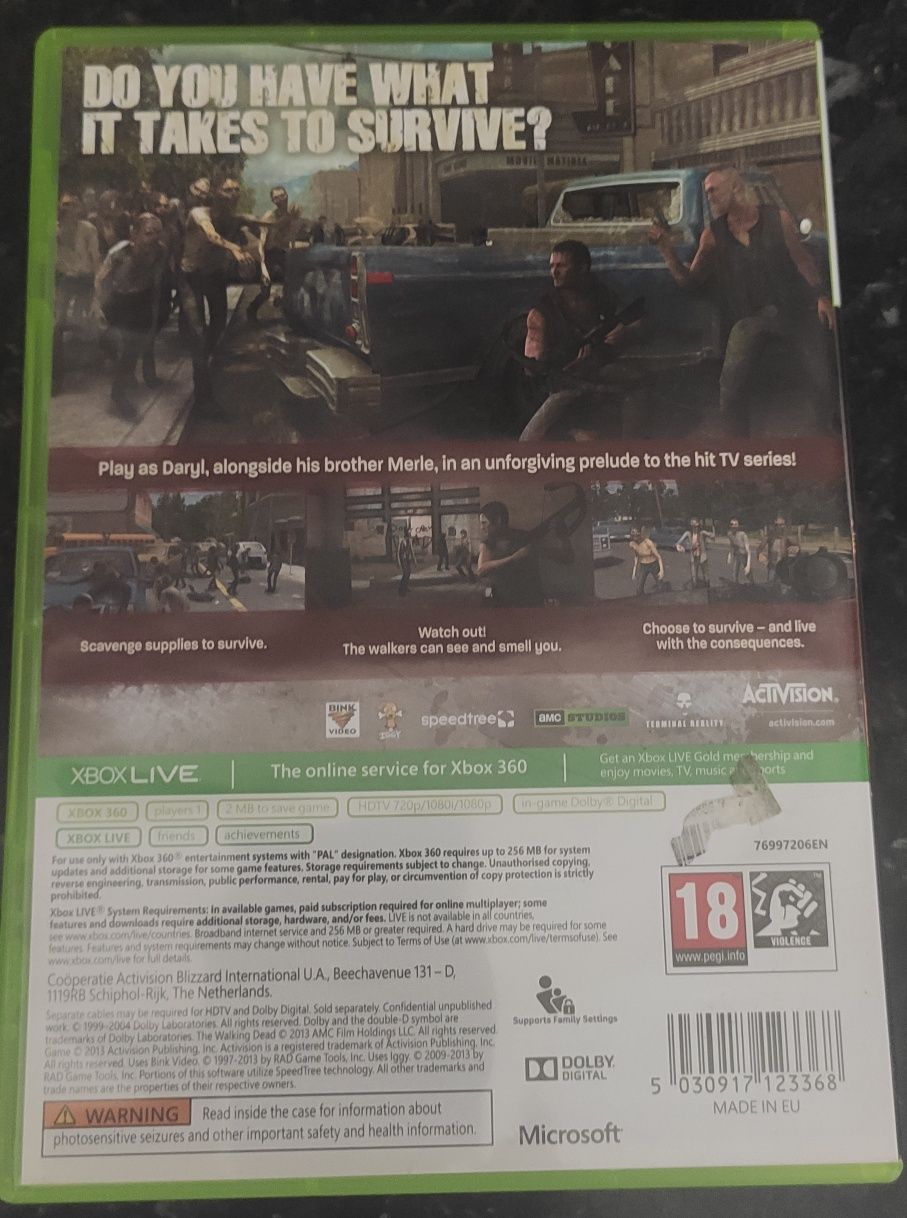 The Walking Dead Survival Instinct Xbox 360