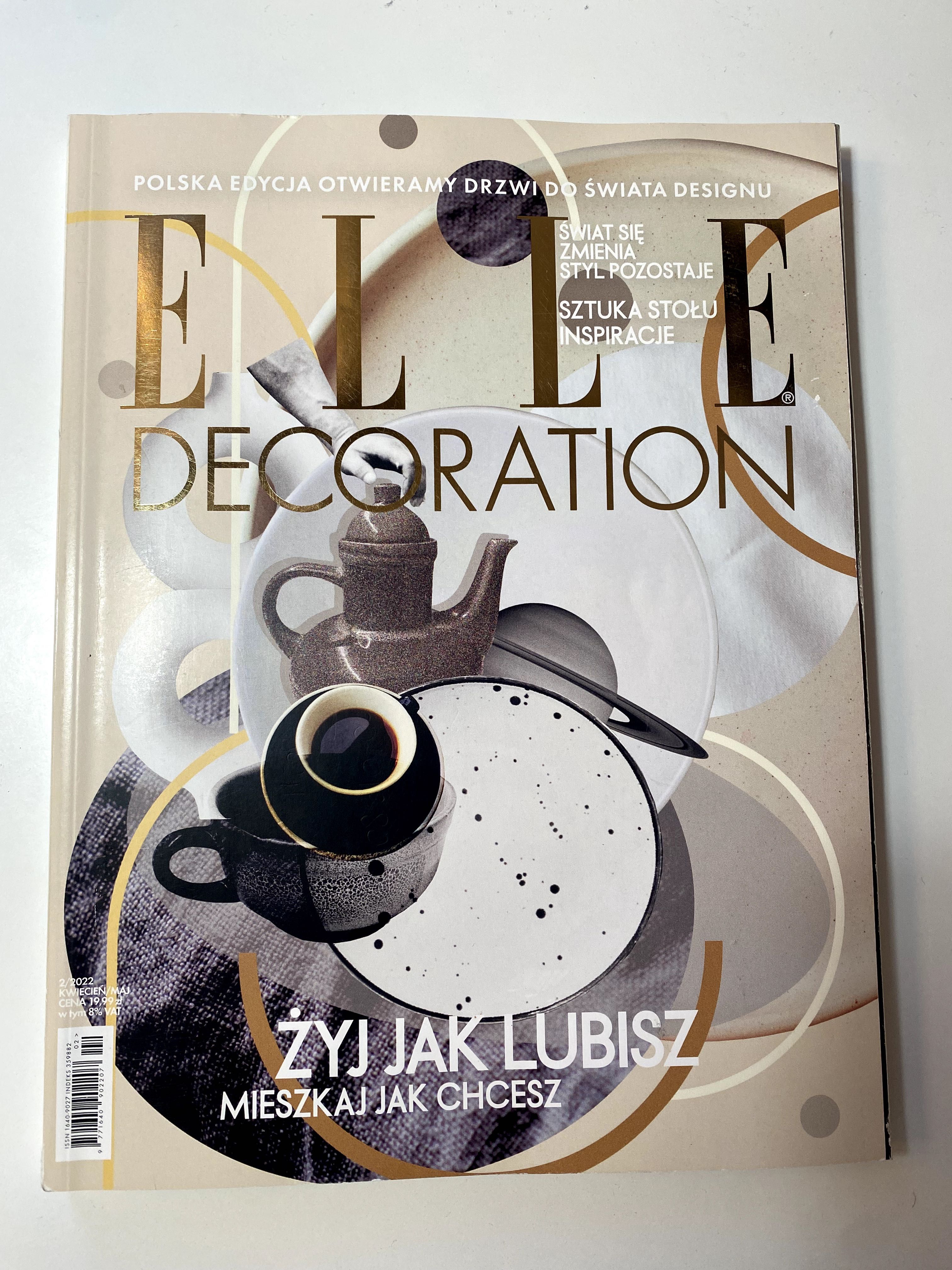 ELLE Decoration 2/2022 kwiecień maj 2022