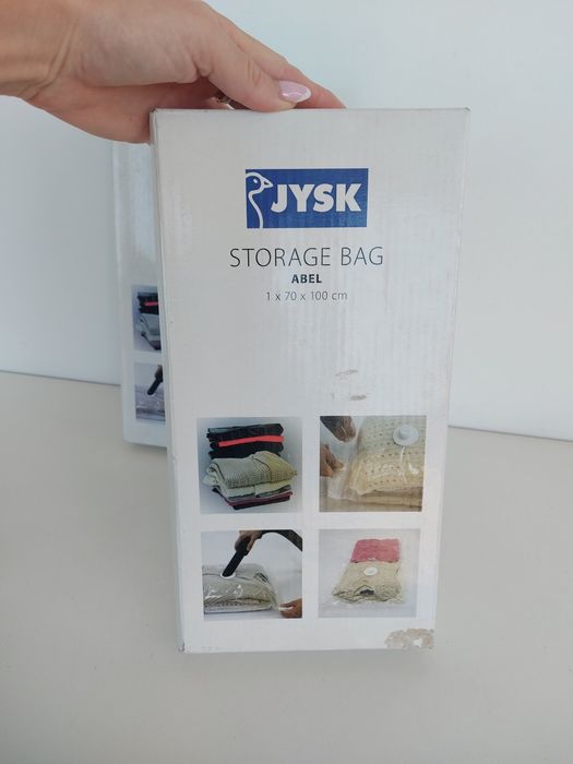 Worki próżniowe na ubrania 2 sztuki, 70x100 cm.