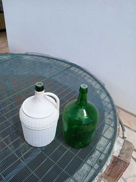 Garrafões de vidro 5 litros