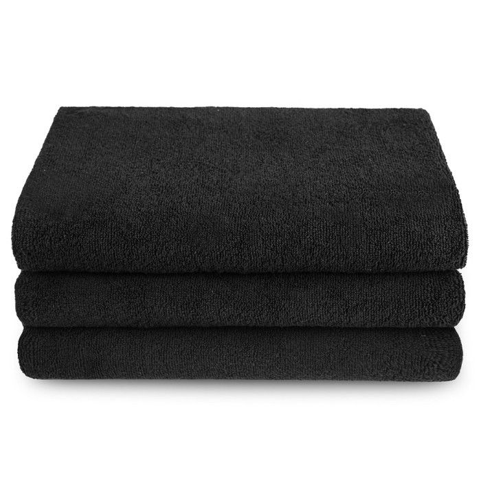 PROMOCJA -10% Ręcznik CZARNY 50x90 450g Turcja