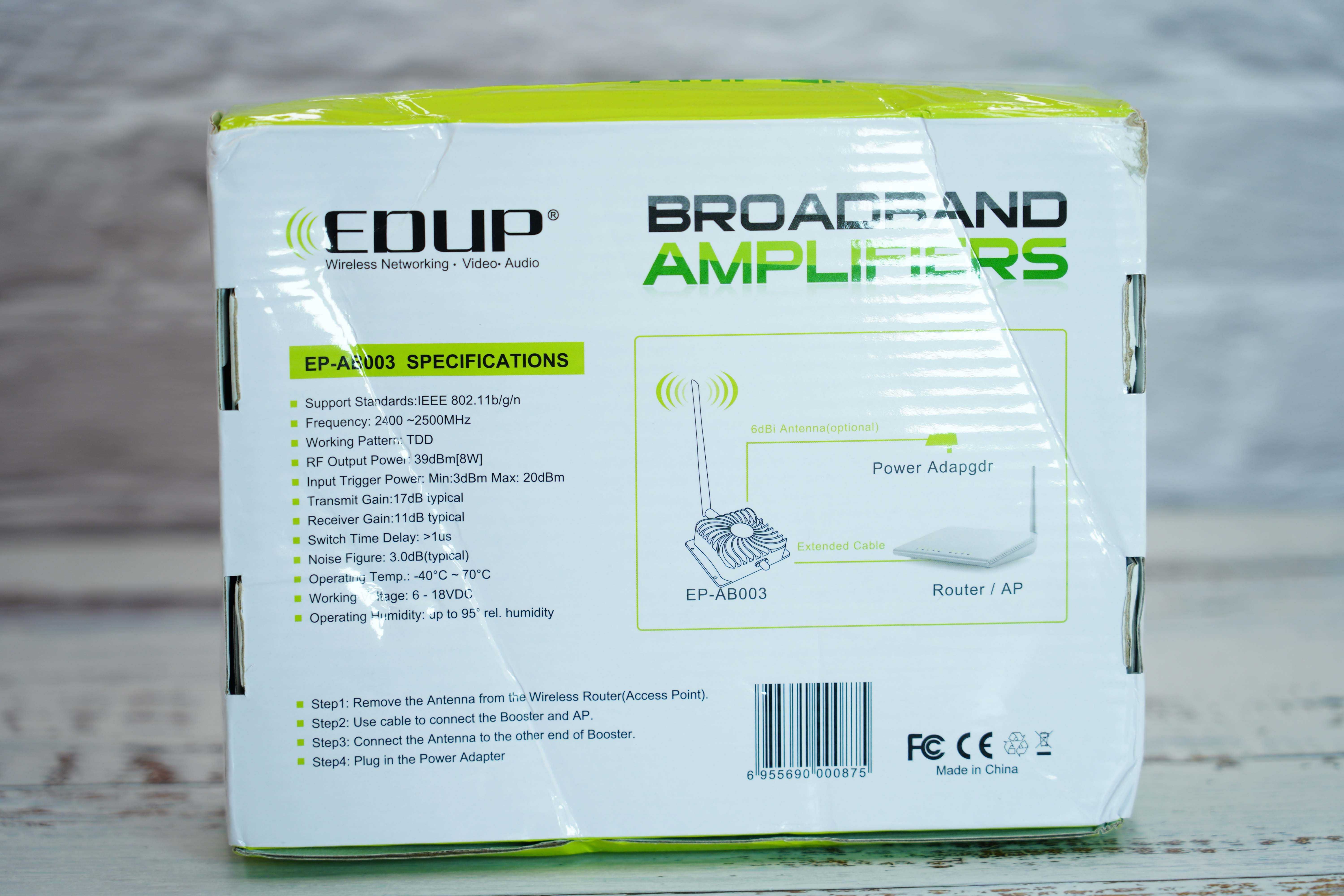 Підсилювач Wi-Fi EDUP 2,4 ГГц EDUP AB003-2.4G 8W