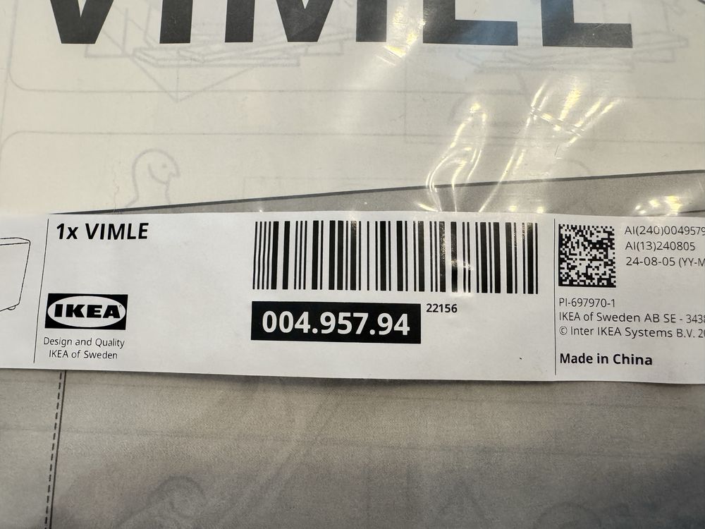 Nowe pokrycie na podłokietnik Ikea Vimle gunnared
