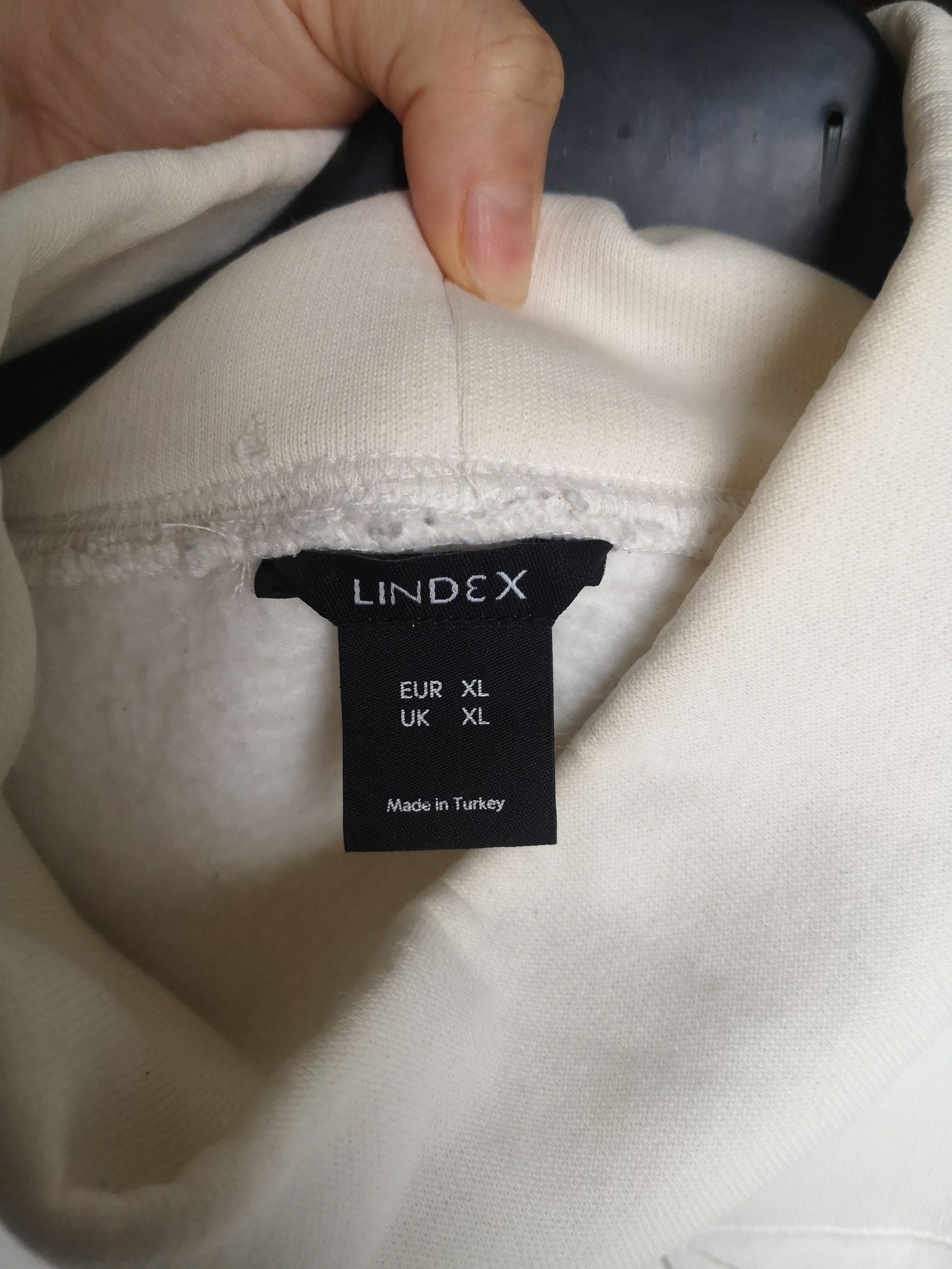 Lindex bluza z półgolfem porządna grubsza bawełna XL