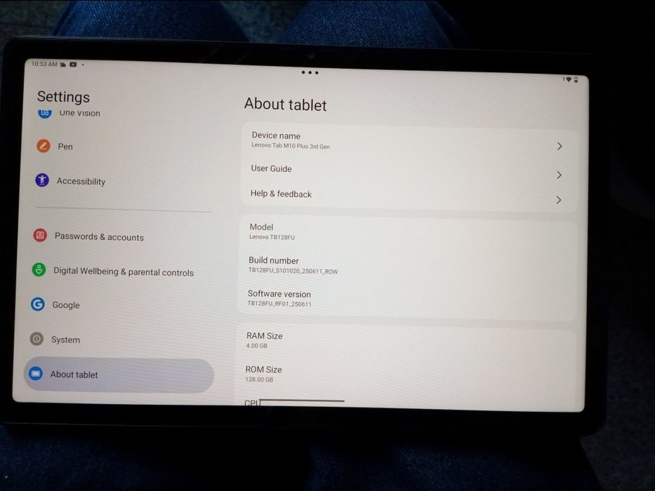 Lenovo Tab M10 Plus (3rd generation)