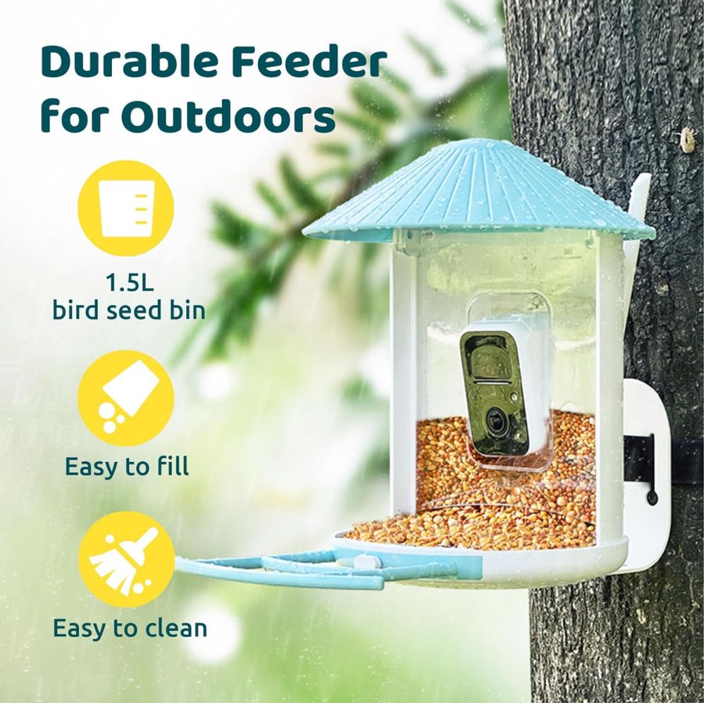 Kamera z karmnikiem dla ptaków NETVUE by Birdfy Smart