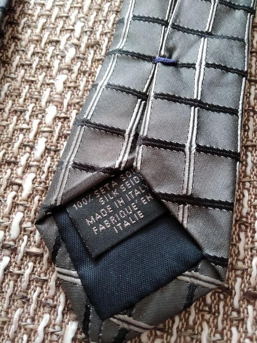 Canali made in Italy silk tie jedwabny krawat