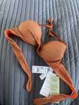 Biustonosz brokatowy XS nowy push -up
