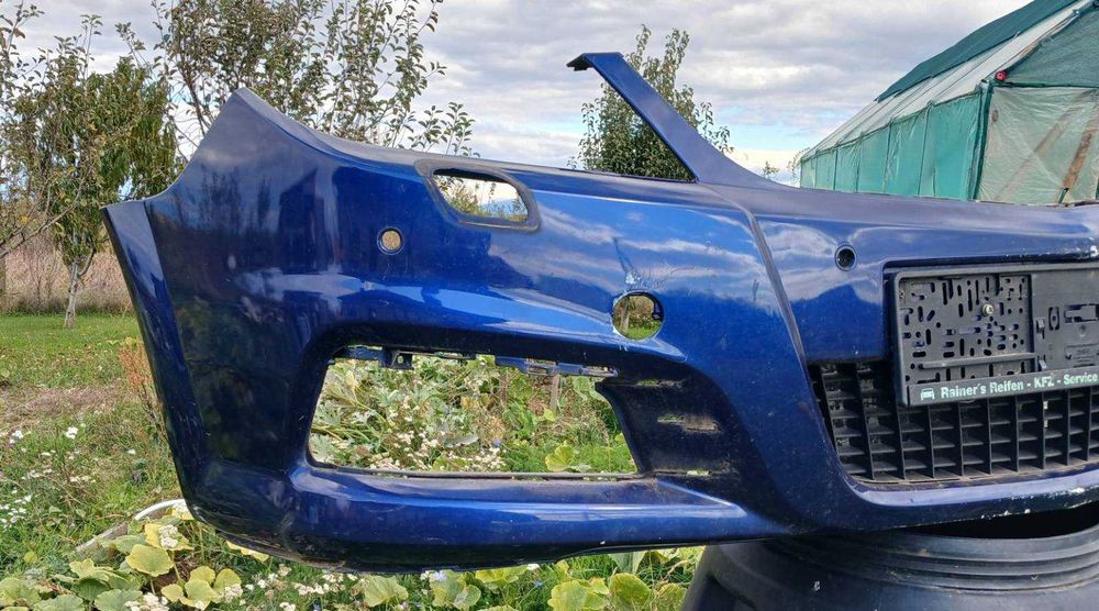 Передний бампер Opel Vectra C рестайл, туманки, губа, решетки