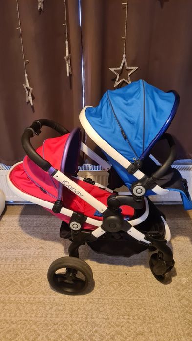 Wózek Icandy Peach Twins Duo Bliźnięta