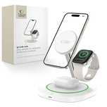Tech-Protect Qi15W-A46/3In1 Magnetic Magsafe Wireless Charger White