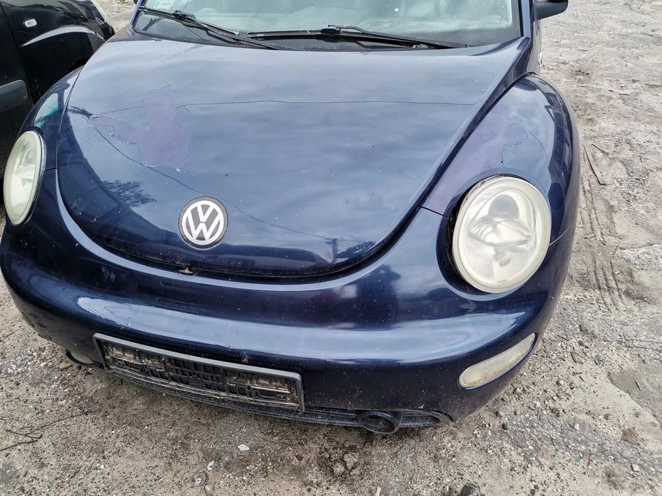 VW NEW BEETLE 2.0 B maska zderzak blotnik lampa drzwi klapa szyba lusterko chlodnica alternator rozrusznik