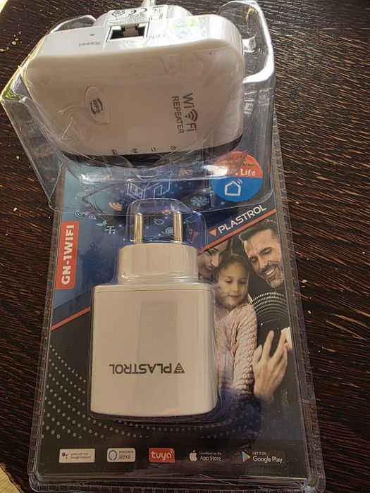 Gniazdo Wi-Fi + REPEATER Wi-fi (wzmacniacz sygnału Wi-Fi)