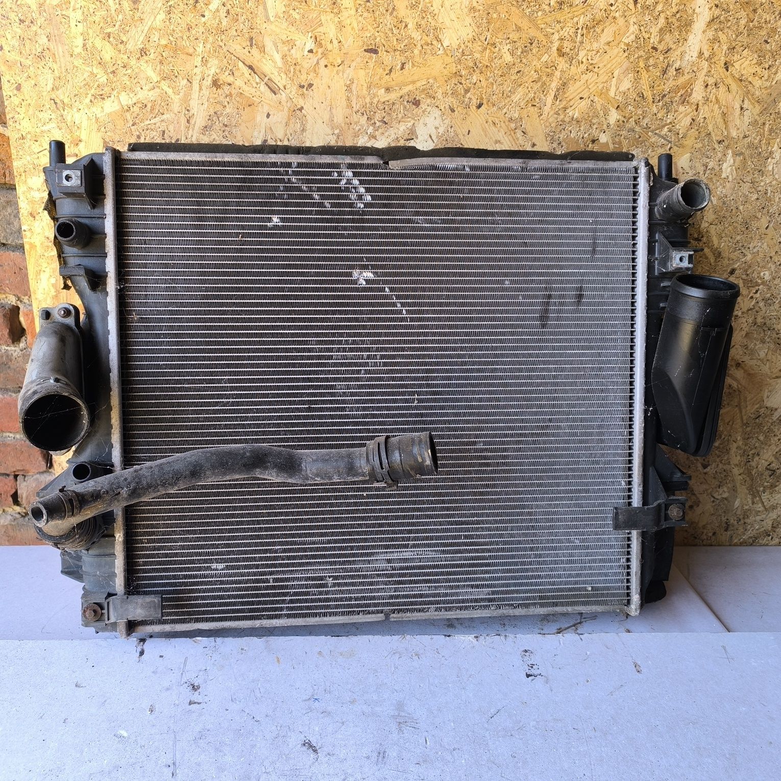 Komplet chłodnica wody klimatyzacji intercooler jaguar xf 2.5d 3.0d