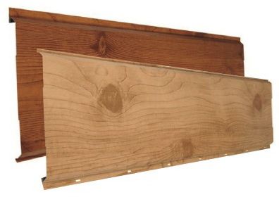 Металевий сайдинг та софіт, сайдинг металлический Блок-Хаус, Евробрус,